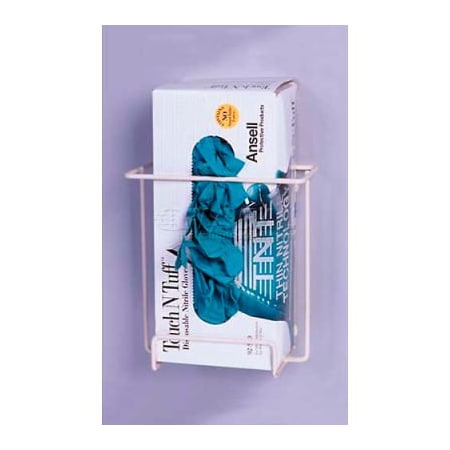 Horizon Mfg Horizon Mfg. "Space Saver" Single Front Dispensing Exam Glove Rack, 8"H x 7"W x 4-1/2"D 4011